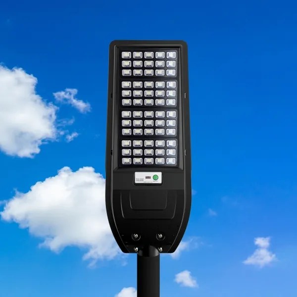 Lampă stradală solară LED VIA 150W, 15000 mAh, 6000K, IP65 + DO