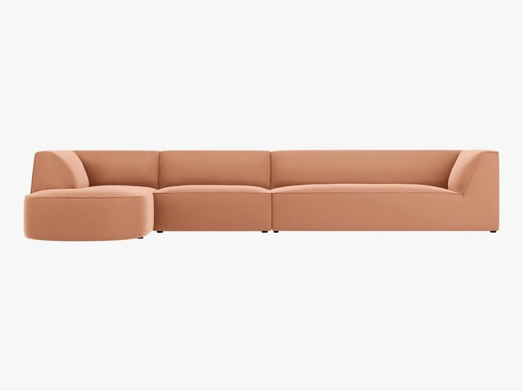 Coltar 6 locuri Ruby catifea L366 cm