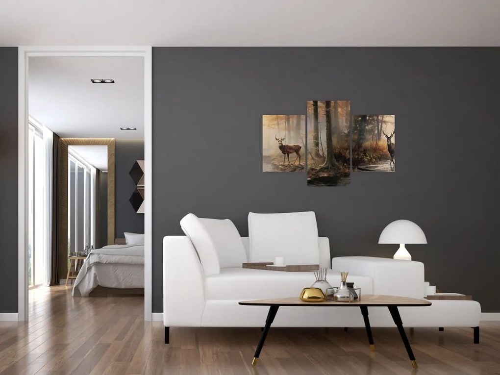 Tablou - Vintage pictura wildlife (90x60 cm)