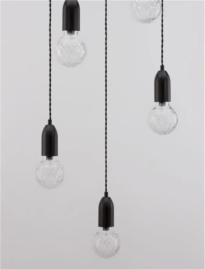 Lustra moderna cu 5 pendule design minimalist VEDA