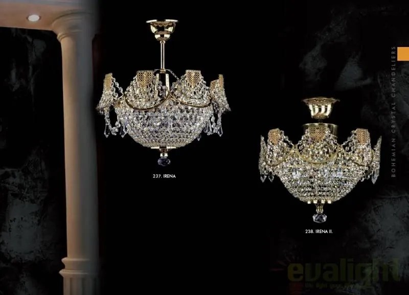 Lustra Cristal Bohemia Exclusive diametru 35cm Irena II CE