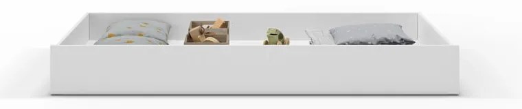 Sertar pentru sub pat de copii alb 90x190 cm Valka – Marckeric