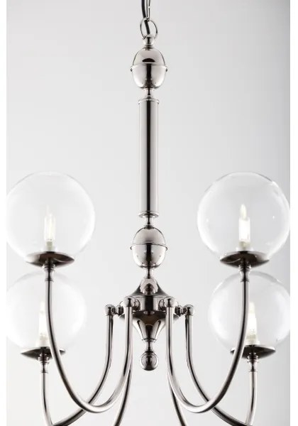 Lustră pe lanț Jupiter 2022 BRILLANTE 6xG9/10W/230V crom lucios