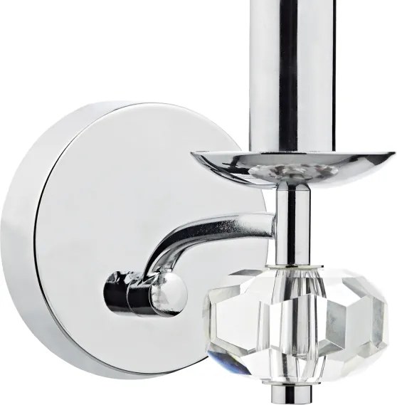 Där Lighting OLE0750 - Aplica de perete OLEANA, 1xE14/40W/230V, crom lucios