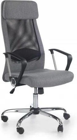 Scaun de birou ergonomic, tapitat cu stofa Zoom Grey, l61xA64xH113-123 cm