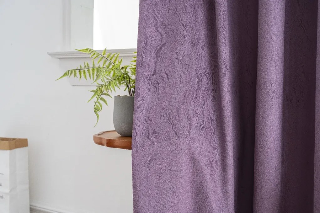 Draperie opaca DUNES VELVET 140x250 cm, mov Agatat: Rejansa