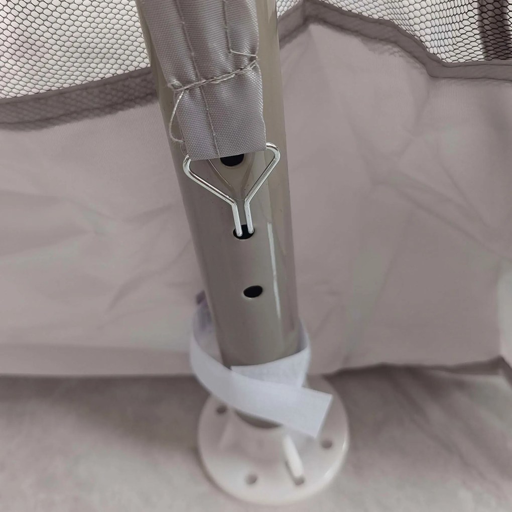 Outsunny Foisor de Gradina cu Plasa de Tantari, Foisor 3x3 m cu Acoperis Dublu si Cadru din Metal, Bej | Aosom Romania