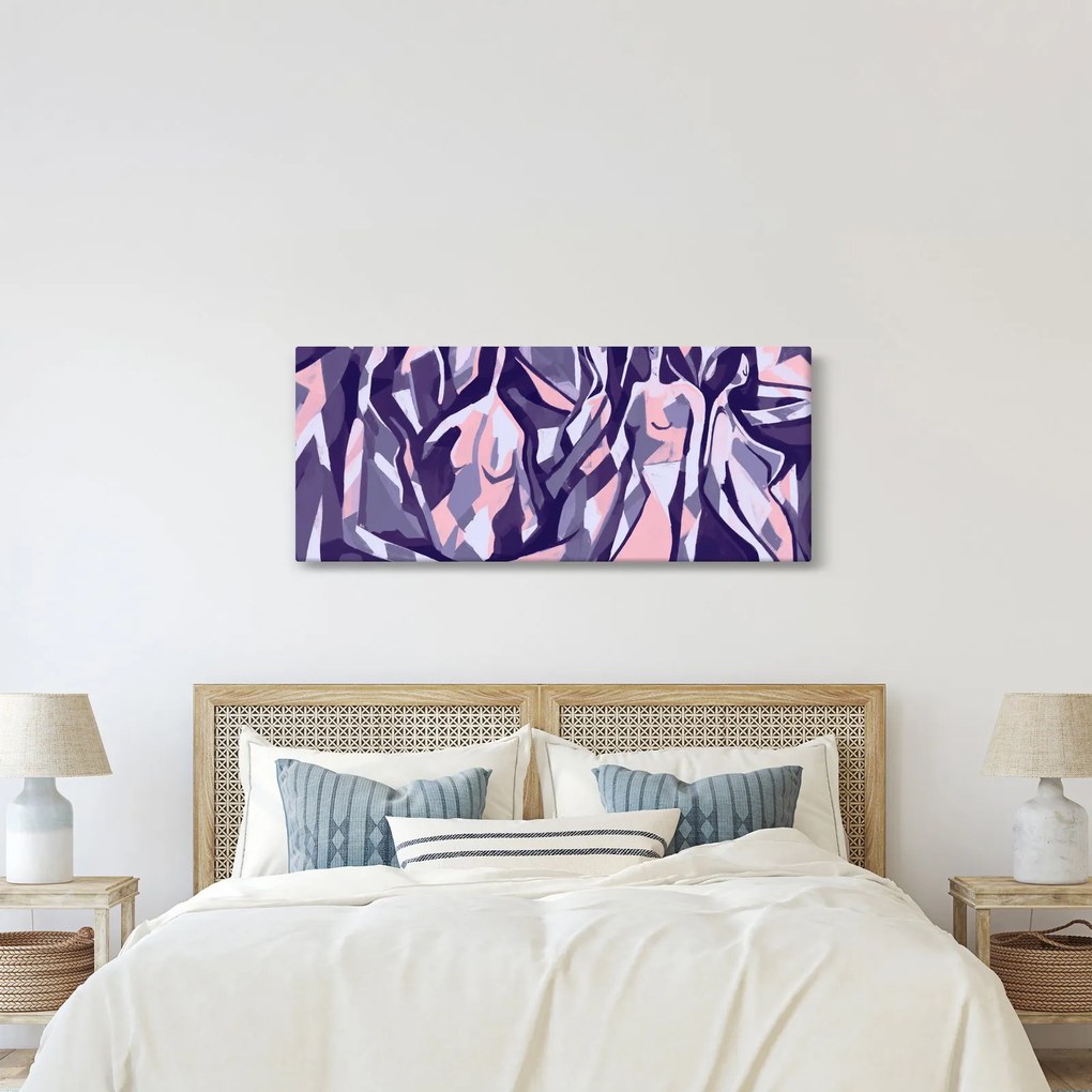 Tablou - Abstract, femei (120x50 cm)