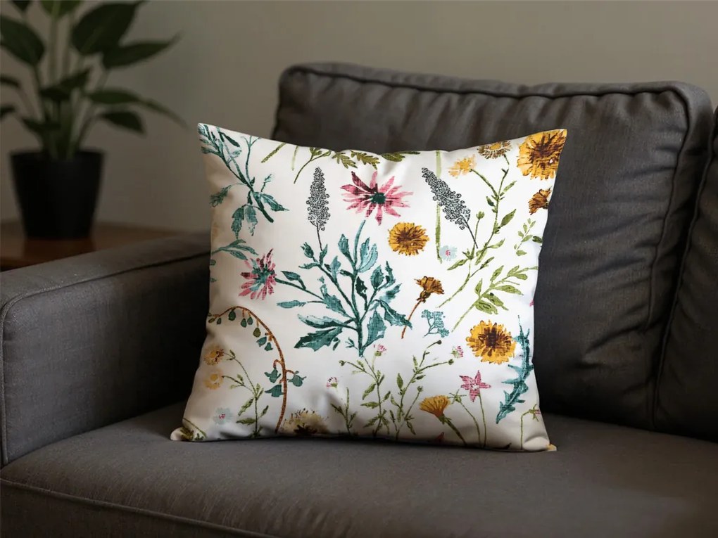 Set 2 buc huse decorative pentru perna MEADOW CHARM 45x45 cm, colorata
