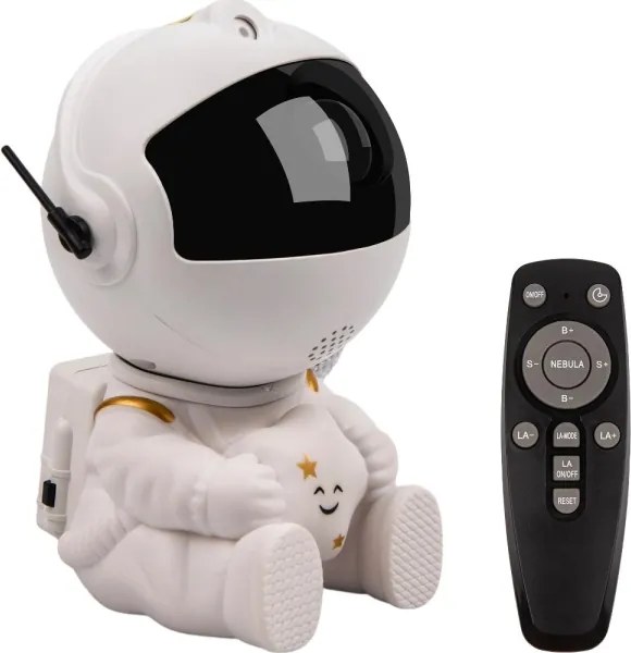 Retlux - Proiector LED pentru copii 230V astronaut 12,5 cm + telecomandă