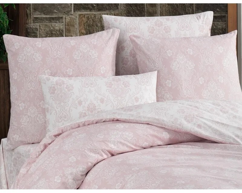 BedTex Lenjerie de pat din bumbac Armina albastru,220 x 200 cm, 2 bucăți 70 x 90 cm, 220 x 200 cm, 2 buc. 70 x 90 cm