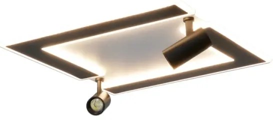 Plafonieră LED dimabilă LED/80W/230V 3000-6500K negru + telecomandă