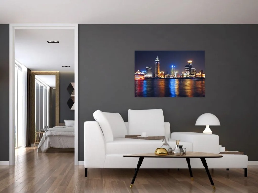 Tablou - Reflectările nopții (90x60 cm)