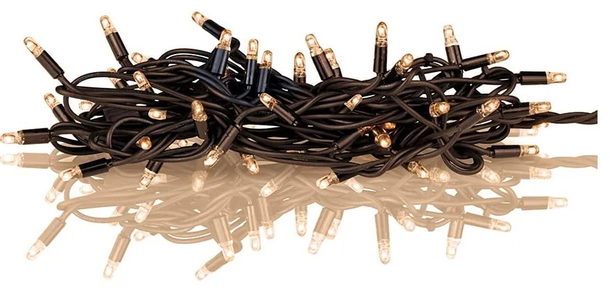 Ghirlandă luminoasă cu 100 becuri, lungime 10 m cu model de Crăciun Chrissline – Markslöjd