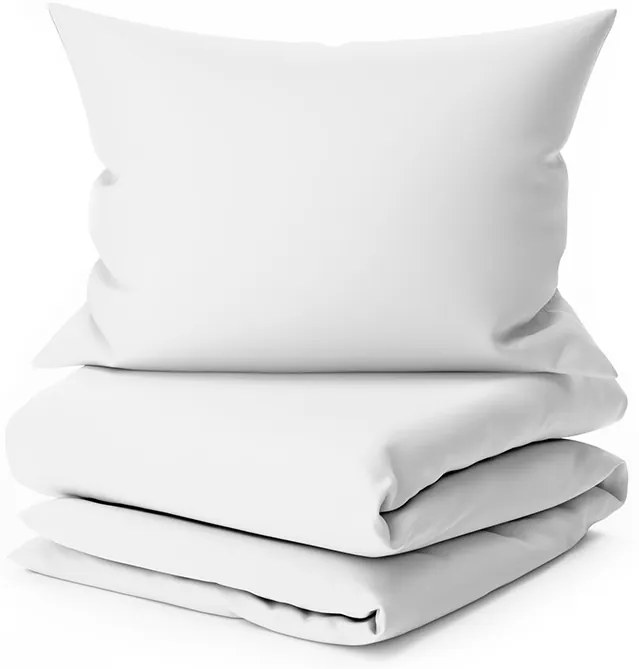 Lenjerie de pat din bumbac STANDO alb Dimensiune lenjerie de pat: 70 x 90 cm | 140 x 200 cm