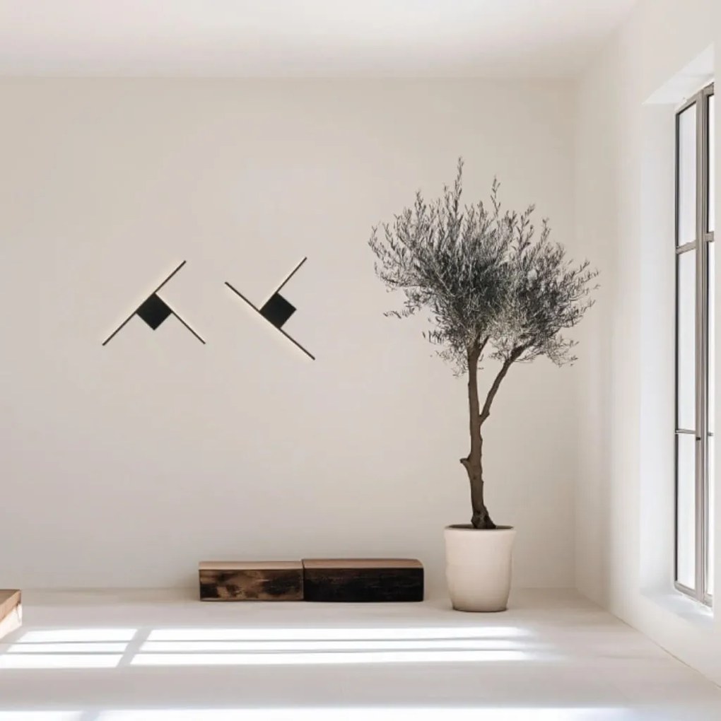 Aplica de perete LED, Geometric, Minimalist, 12W BLACK, ZB-25148