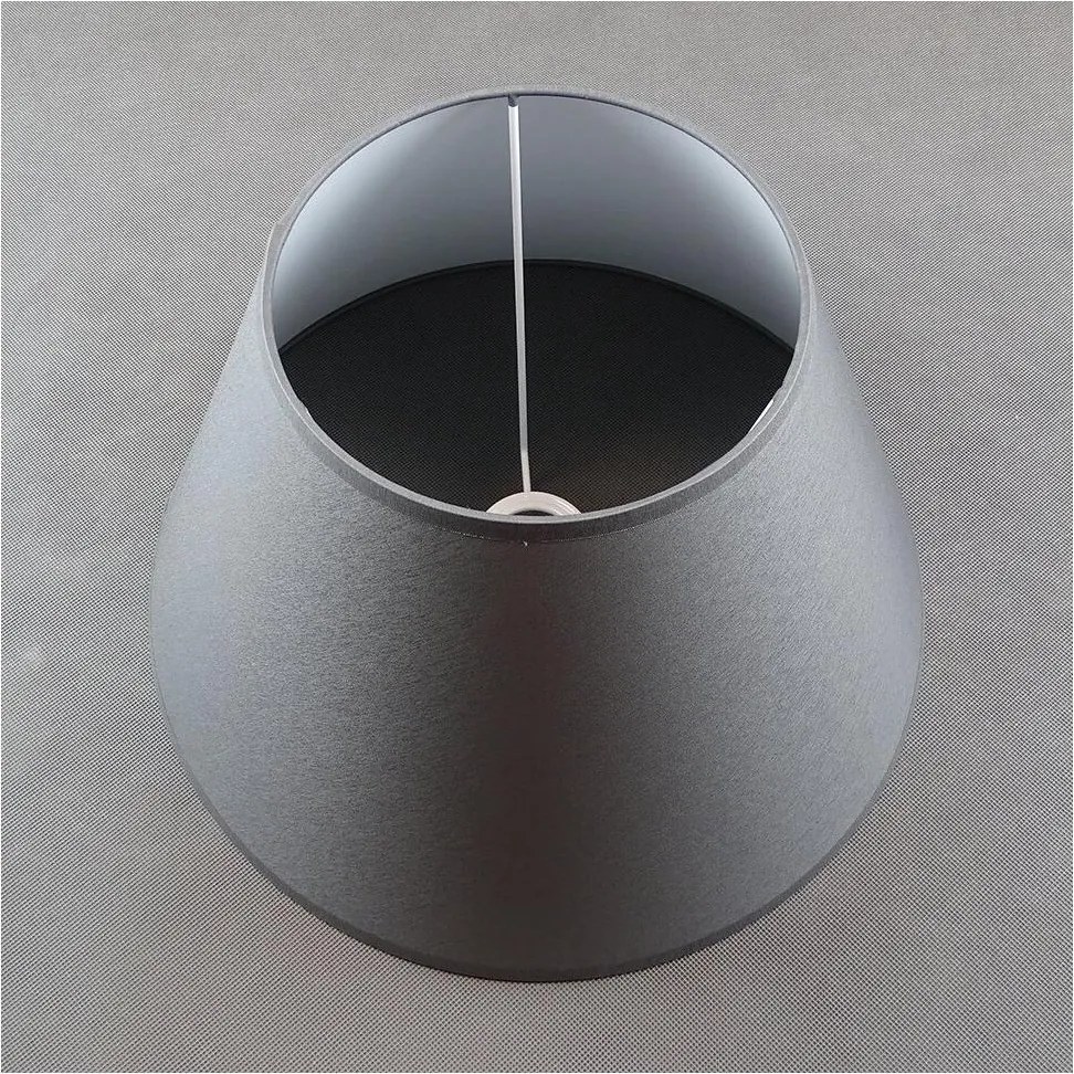 Abajur de rezervă pentru lampă de masă cu soclu E27, 24x40 cm, gri