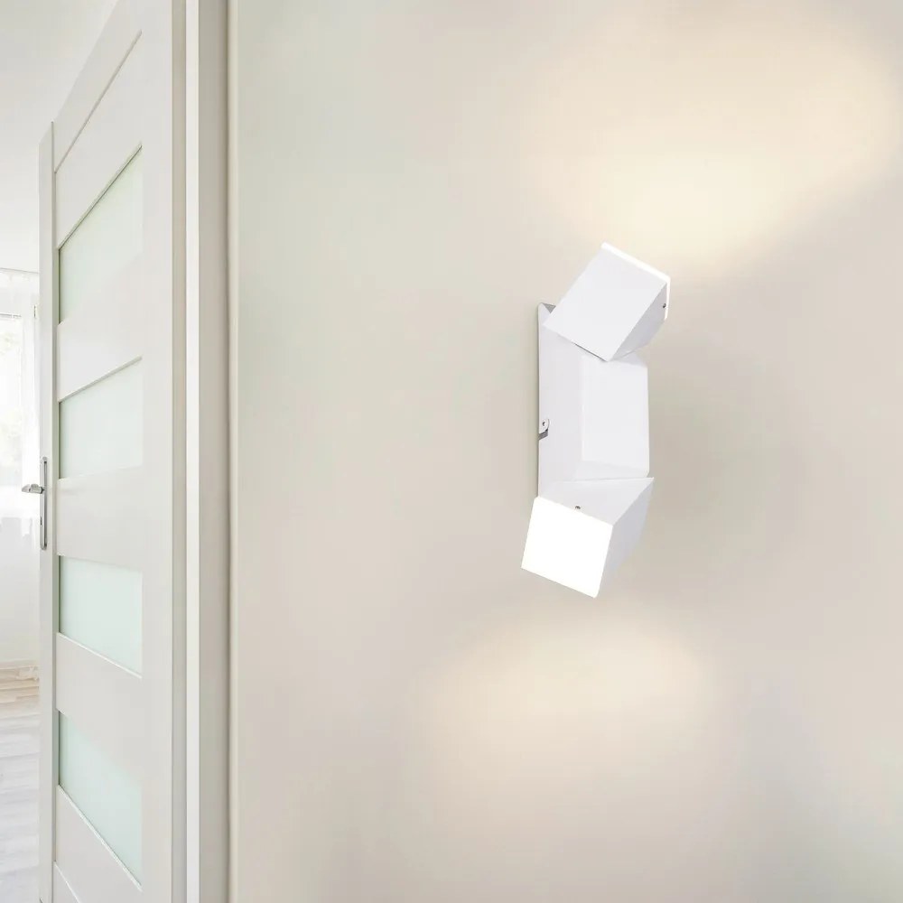 Aplică de perete albă LED Raglan – Trio