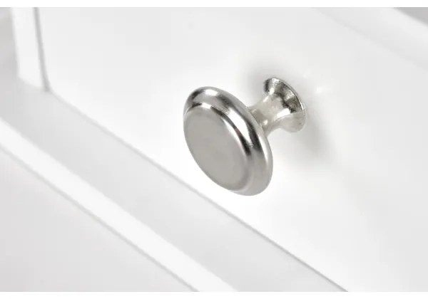 Măsuță de toaletă SARA 80x130 cm + taburet 45x37 cm alb