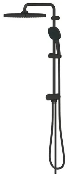 Coloana de dus negru mat Grohe Tempesta Cosmopolitan 250 Cube fara baterie
