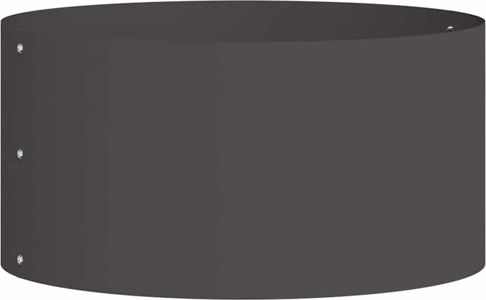 vidaXL Inele pentru vaze Negru 40 x 40 x 20 cm Oțel laminat la rece