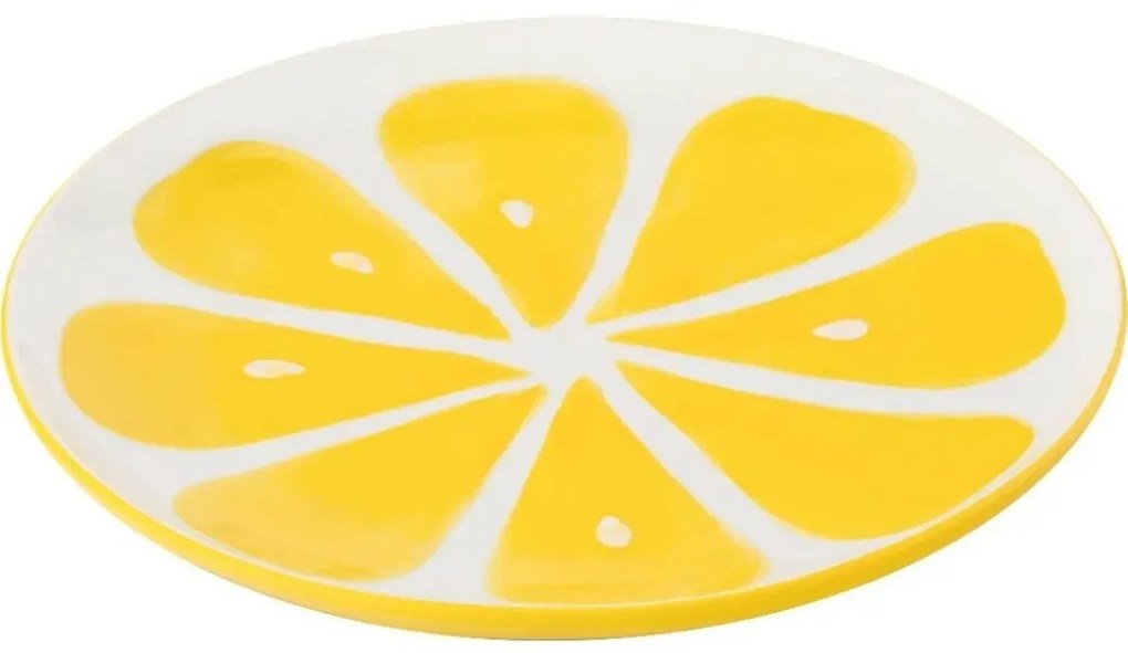 Altom Set de farfurii ceramice Tropicana lămâie 20cm, 2 buc.