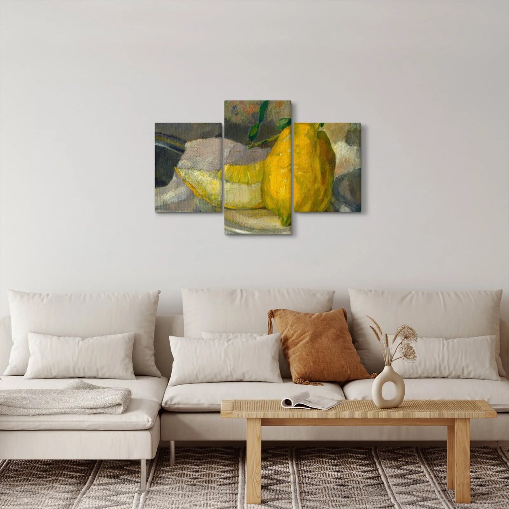 Tablou - French 19th Century, Melon and Lemon, reproducere (90x60 cm)