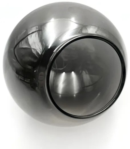 Brilagi - Lustră aplicată MALIVA 3xE14/15W/230V crom mat/sticlă fumurie