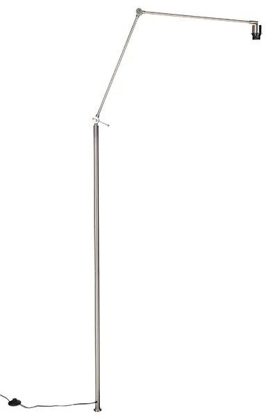 Lampă de podea cu braț din oțel - Editor