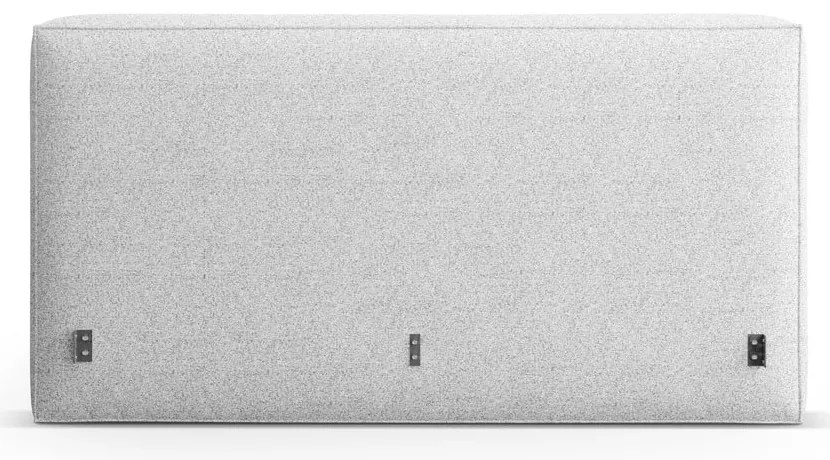 Tăblie de pat gri deschis tapițată 209x100 cm Olivia – Micadoni