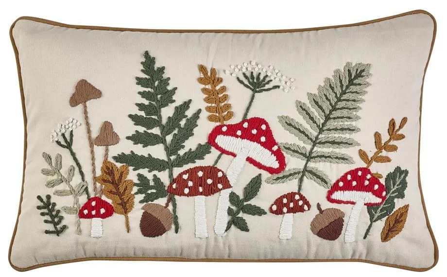 Pernă decorativă din bumbac 30x50 cm Embroidery Woodland – Catherine Lansfield