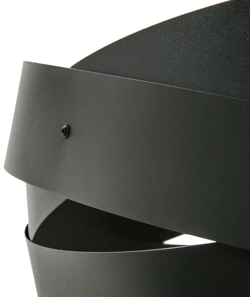 Plafoniera design modern Tornado negru 50cm