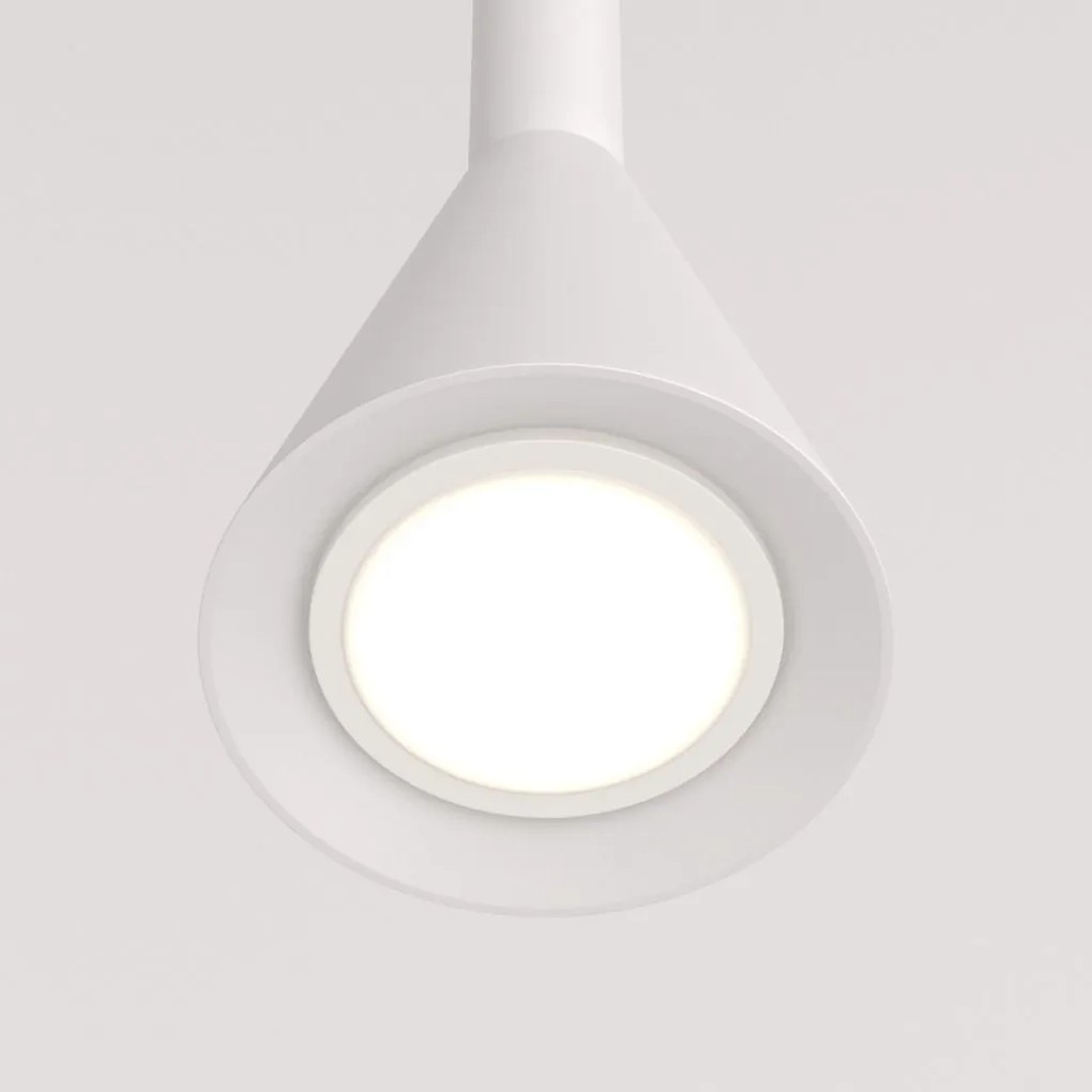 Pendul design tehnic Arrow alb