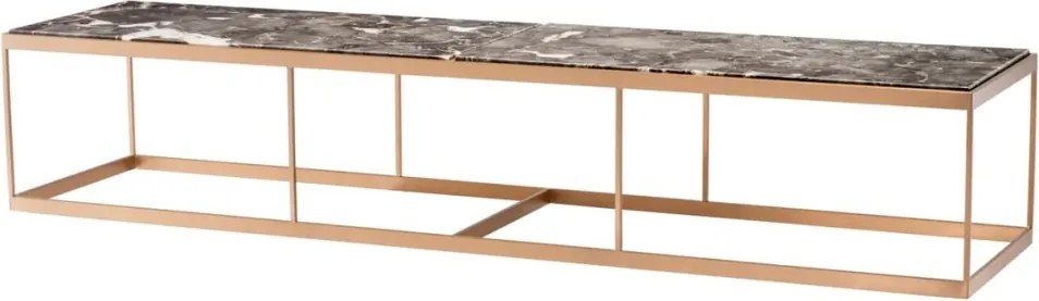 Masuta de cafea design LUX La Quinta marmura gri 112552 HZ