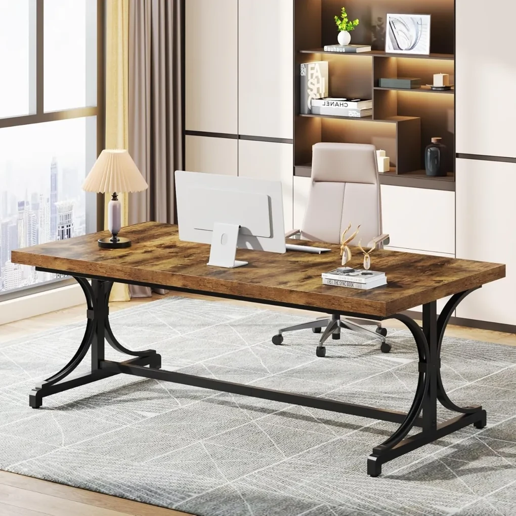 BII208 - Masa de Birou 160 cm, office, sala conferinta, stil industrial - Maro