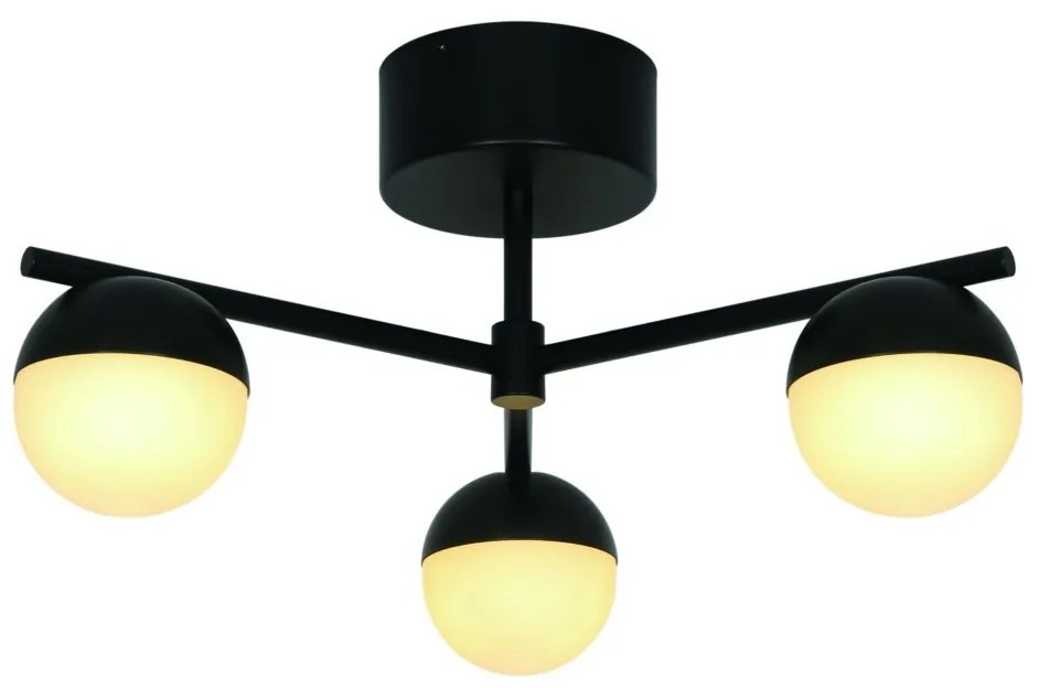 Lustra Design Minimalist Stil Nordic Contina 3L negru