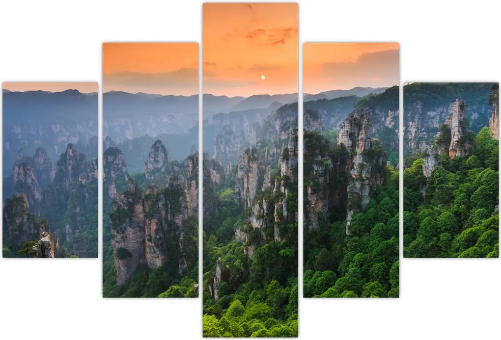 Tablou - Parcul forestier național Zhangjiajie (150x105 cm)