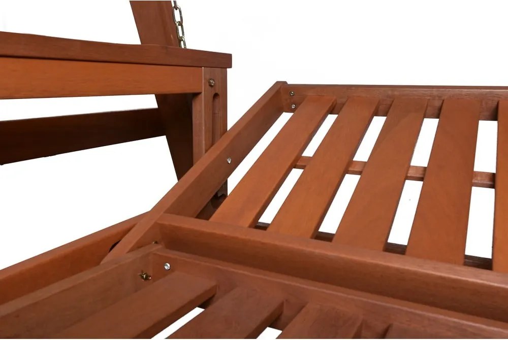 Balansoar de grădină verde/ din lemn Vegas Lux - Rojaplast