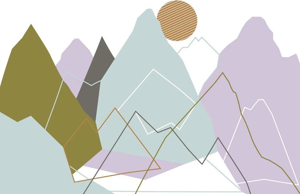 Fototapet - Roci, vector (147x102 cm)