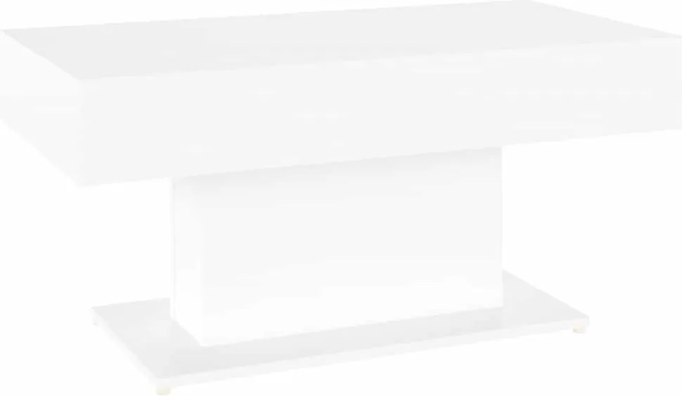 vidaXL Măsuță de cafea, alb, 96x50x45 cm, lemn prelucrat