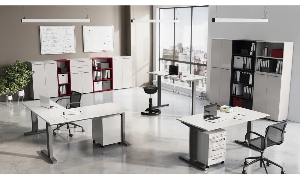 Birou reglabil cu înălțime ajustabilă electric 80x160 cm Agenda – Germania