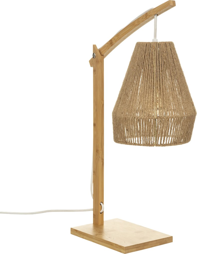 Lampa de masa din bambus PALM, 55 cm