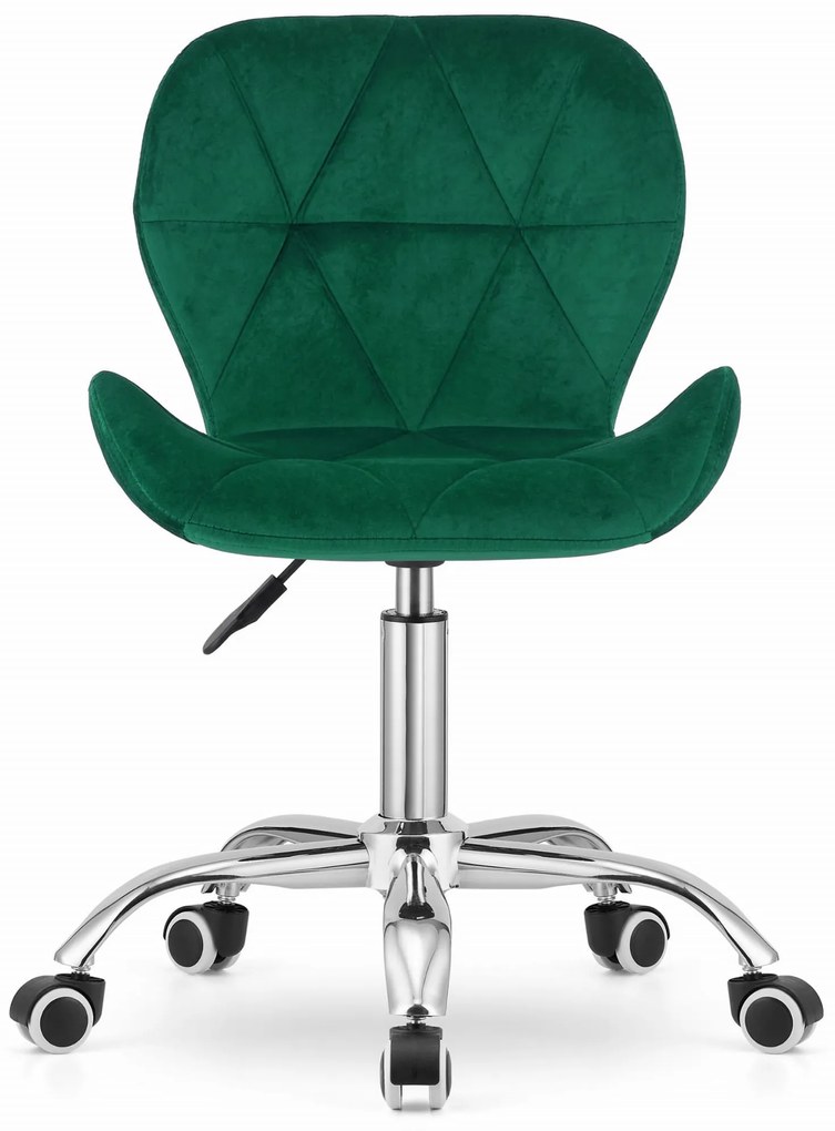 Scaun de birou verde AVOLA VELVET