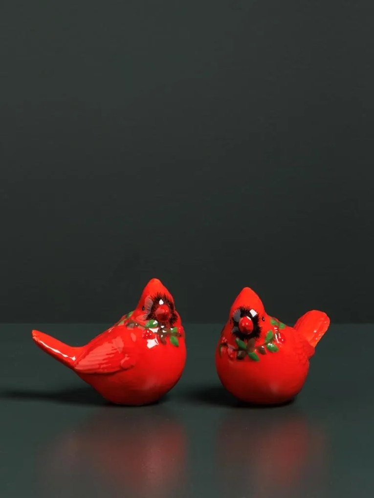 Set solnita si pipernita, forma de turturele, Grosbeak