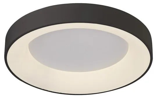 Plafoniera LED inteligenta design circular NISEKO II Black 38cm