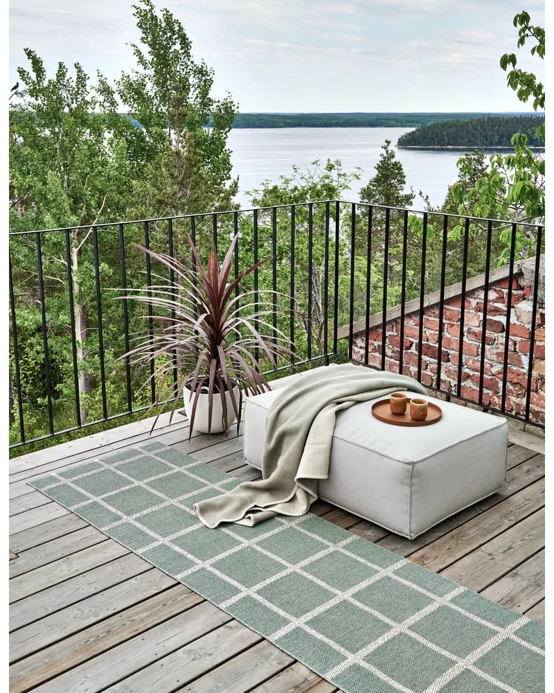 Covor tip traversă pentru interior și exterior kaki 70x225 cm Ada Army – Pappelina