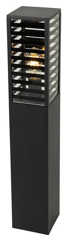 Lampă de podea modernă pentru exterior neagră 80 cm IP44 - Reims