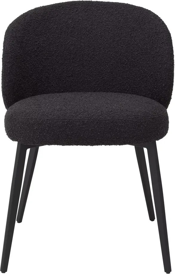 Set de 2 scaune design LUX Lloyd, boucle negru 115994 HZ