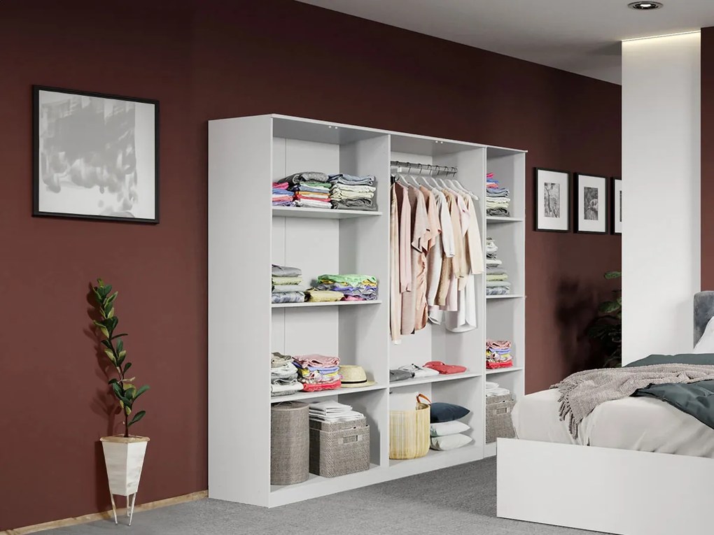Set mobila dormitor complet Alb Nude C14