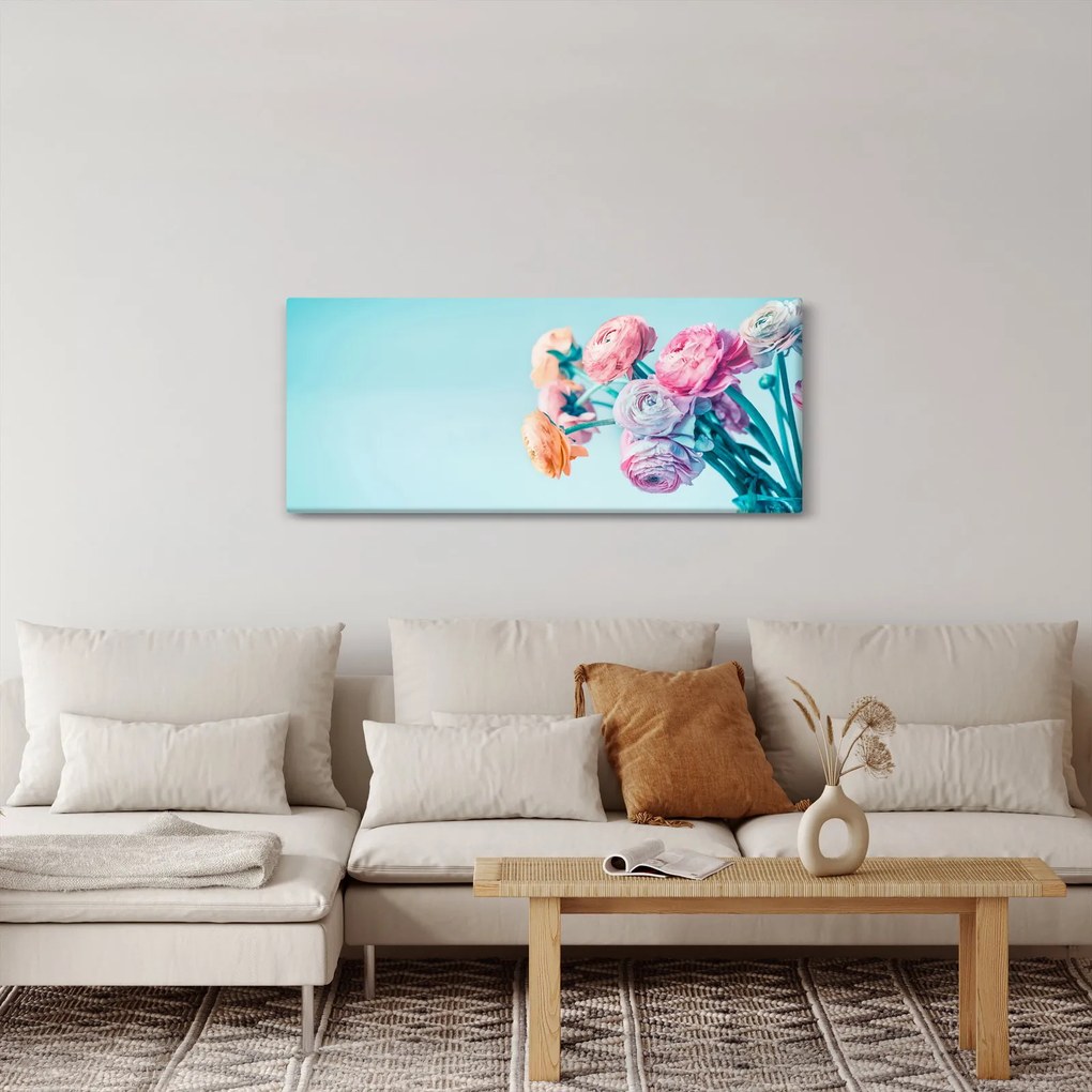 Tablou - Flori în vază (120x50 cm)